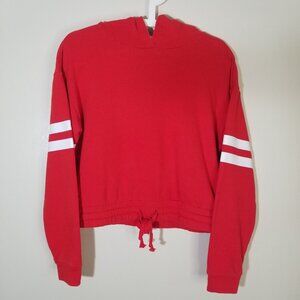 Forever 21 Red with White stripes on sleeve sweatshirt